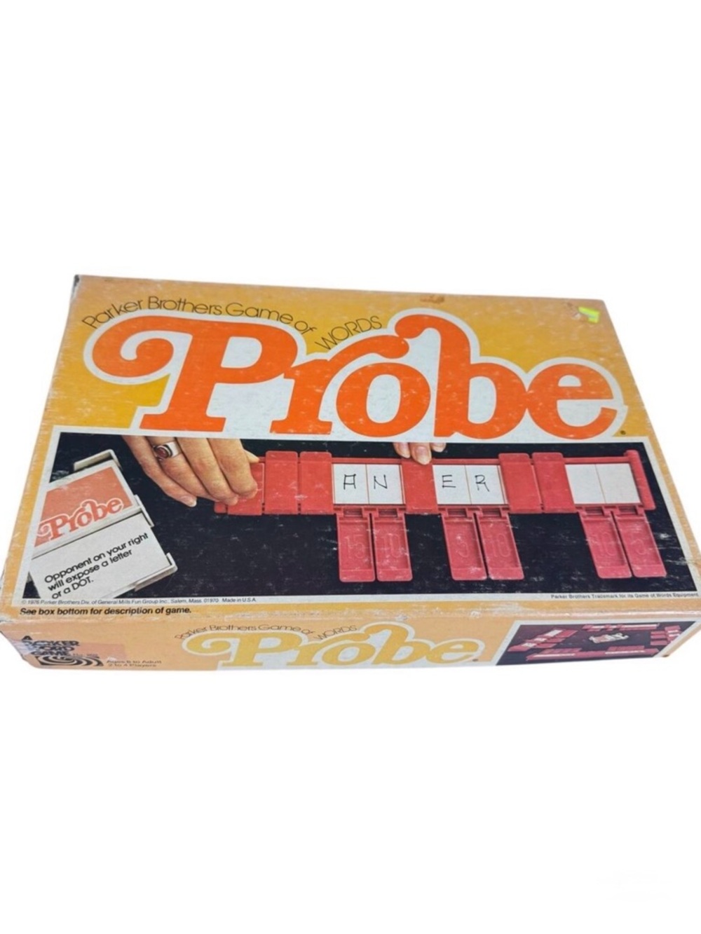 Vintage 1976 Probe Game Of‎ Words Multiplayer Parker Brothers Game
